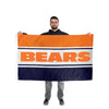 Chicago Bears NFL Horizontal Flag