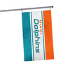 Miami Dolphins NFL Horizontal Flag