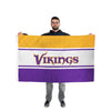 Minnesota Vikings NFL Horizontal Flag