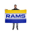 Los Angeles Rams NFL Horizontal Flag