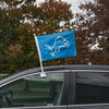 Detroit Lions NFL 2 Pack Solid Car Flag
