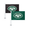 New York Jets NFL 2 Pack Solid Car Flag