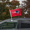 New England Patriots NFL 2 Pack Solid Car Flag