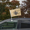 New Orleans Saints NFL 2 Pack Solid Car Flag