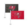 Tampa Bay Buccaneers NFL 2 Pack Solid Car Flag