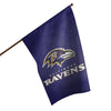 Baltimore Ravens NFL Solid Vertical Flag