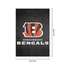 Cincinnati Bengals NFL Solid Vertical Flag