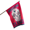 Houston Texans NFL Day Of The Dead Vertical Flag