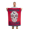 Houston Texans NFL Day Of The Dead Vertical Flag