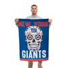 New York Giants NFL Day Of The Dead Vertical Flag
