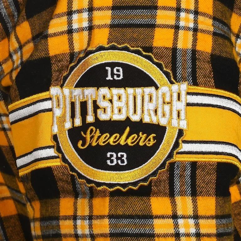 pittsburgh steelers flannel shirt