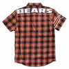 Chicago Bears Wordmark Basic Flannel Shirt - Short Sleeve