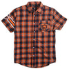 Chicago Bears Wordmark Basic Flannel Shirt - Short Sleeve
