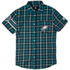 Philadelphia Eagles Wordmark Basic Flannel Shirt - Short Sleeve