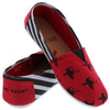 Texas Tech Red Raiders NCAA Womens Stripe Canvas Shoes
