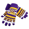 LSU Tigers NCAA College Team Logo Stretch Gloves