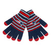 New England Patriots NFL Acrylic Stripe Gloves
