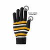 Pittsburgh Steelers NFL Football Team Logo Stretch Gloves