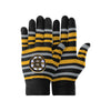 Boston Bruins NHL Stripe Finger Stretch Glove