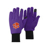 Clemson Tigers NCAA Colored Texting Utility Gloves