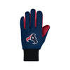 Houston Texans NFL Utility Gloves - Colored Palm