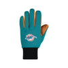 Miami Dolphins NFL Original Utility Gloves - Colored Palm