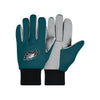 Philadelphia Eagles NFL Utility Gloves - Colored Palm