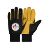 Pittsburgh Steelers NFL Utility Gloves - Colored Palm