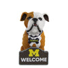 Michigan Wolverines NCAA Bulldog Statue