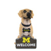 Michigan Wolverines NCAA Yellow Labrador Statue