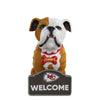 Kansas City Chiefs NFL Bulldog Statue