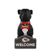 Kansas City Chiefs NFL American Staffordshire Terrier Statue