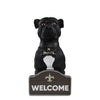 New Orleans Saints NFL American Staffordshire Terrier Statue