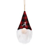 Alabama Crimson Tide NCAA Plaid Hat Plush Gnome Ornament