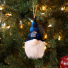 Kansas Jayhawks NCAA Plaid Hat Plush Gnome Ornament