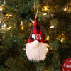 Nebraska Cornhuskers NCAA Plaid Hat Plush Gnome Ornament