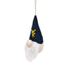 West Virginia Mountaineers NCAA Plaid Hat Plush Gnome Ornament