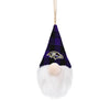 Baltimore Ravens NFL Plaid Hat Plush Gnome Ornament