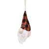 Cincinnati Bengals NFL Plaid Hat Plush Gnome Ornament