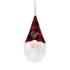 Houston Texans NFL Plaid Hat Plush Gnome Ornament