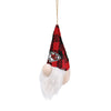 Kansas City Chiefs NFL Plaid Hat Plush Gnome Ornament