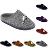 NFL Mens Poly Knit Cup Sole Slippers