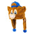Chicago Cubs MLB Clark Mascot Plush Hat