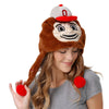 Ohio State Buckeyes NCAA Brutus Buckeye Mascot Plush Hat