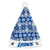 Detroit Lions 2015 NFL Team Logo Holiday Knit Santa Hat