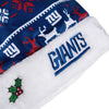 New York Giants NFL Family Holiday Santa Hat