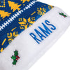 Los Angeles Rams NFL Family Holiday Santa Hat