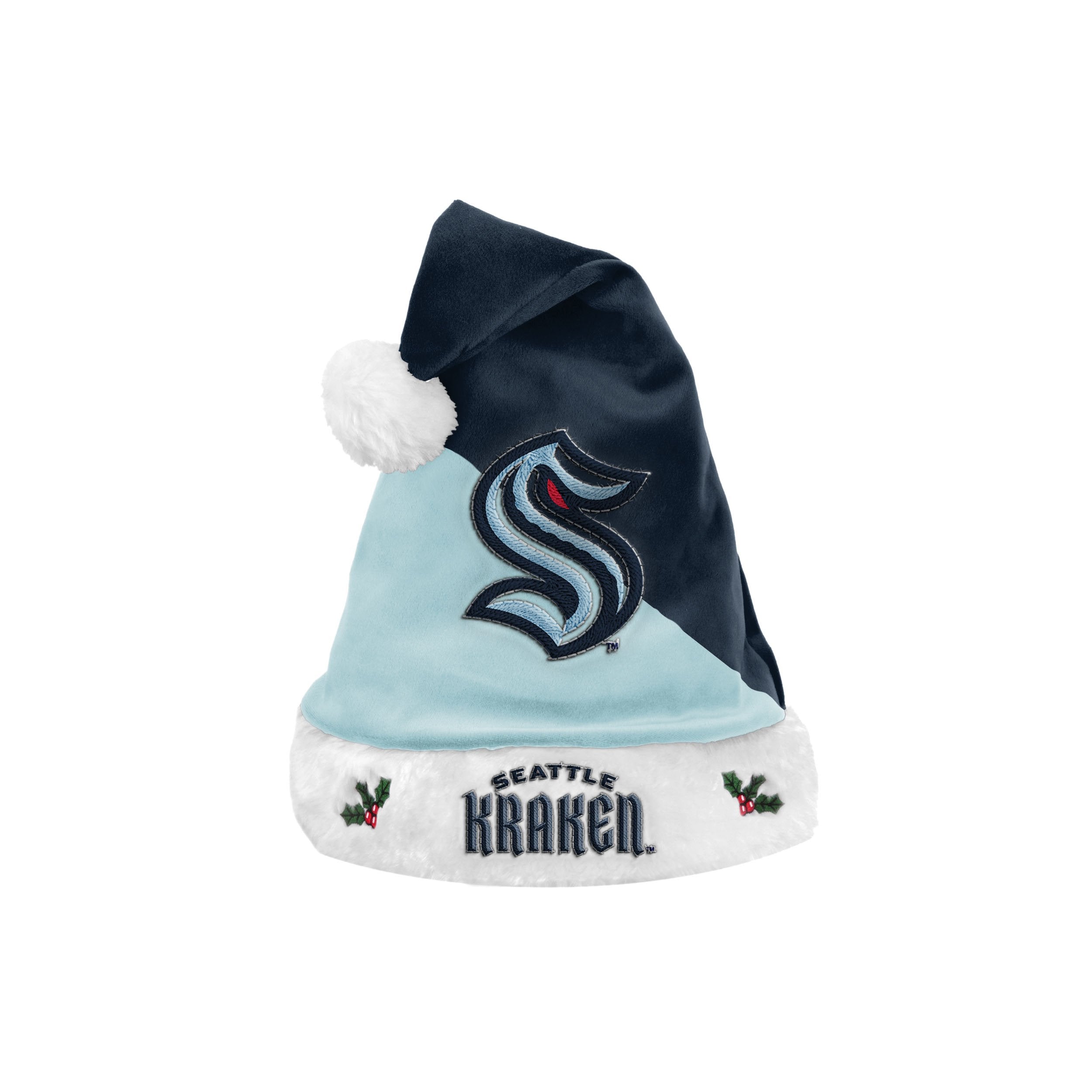 Seattle Kraken NHL Season Spirit Basic Santa Hat