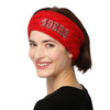 San Francisco 49ers NFL Womens Knit Fit Headband