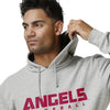 Los Angeles Angels MLB Mens Gray Woven Hoodie